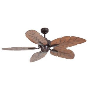 Mercator Cooya AC Ceiling Fan with Wall Control - Brown 52"