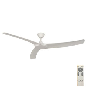 Aqua V2 IP66 Rated DC Ceiling Fan - White 70"