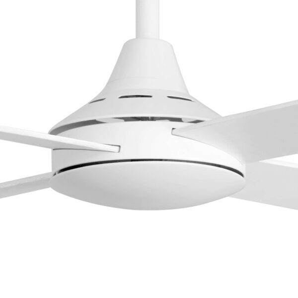 Claro Summer DC Ceiling Fan - White with Timber Blades 48"