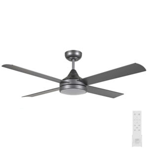 Eglo Stradbroke DC Ceiling Fan with CCT LED Light - Titanium 48"