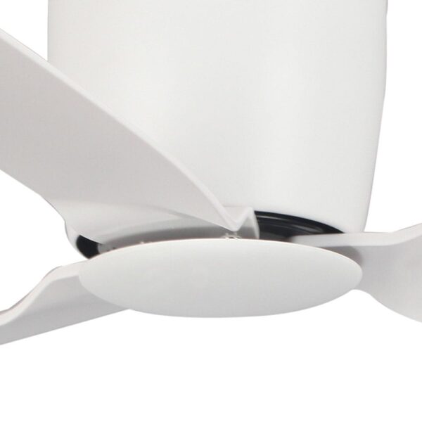 Claro Whisper Low Profile DC Ceiling Fan - White 52"