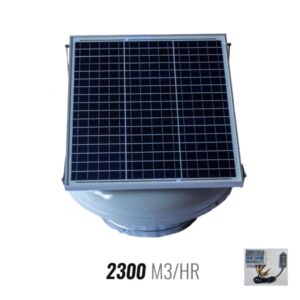 SolarWhiz 40W Solar Powered Roof Ventilator With Adjustable Thermo/Hygrostat