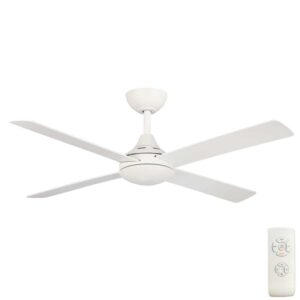 Claro Cooler Ceiling Fan with Remote - White 52"