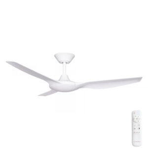 Three Sixty Delta DC Ceiling Fan - White 52"