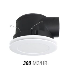 Eglo Samba Ceiling Exhaust Fan - Round White