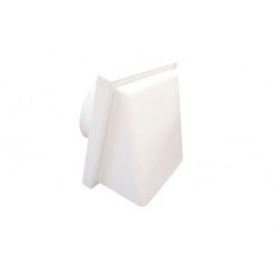 Weather Proof Hood Vent 100mm - White