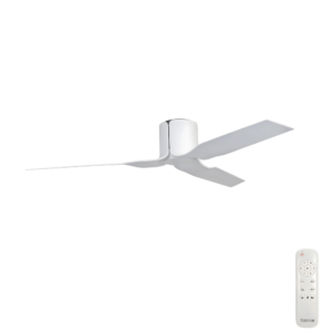 Fanco Flow DC Ceiling Fan - White 52"