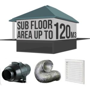 Sub Floor Kit 5 - Premium TT Silent 150 for area up to 120m3