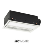 Mercator Jupiter 3 in 1 Exhaust Fan with Heat and CCT LED Light White