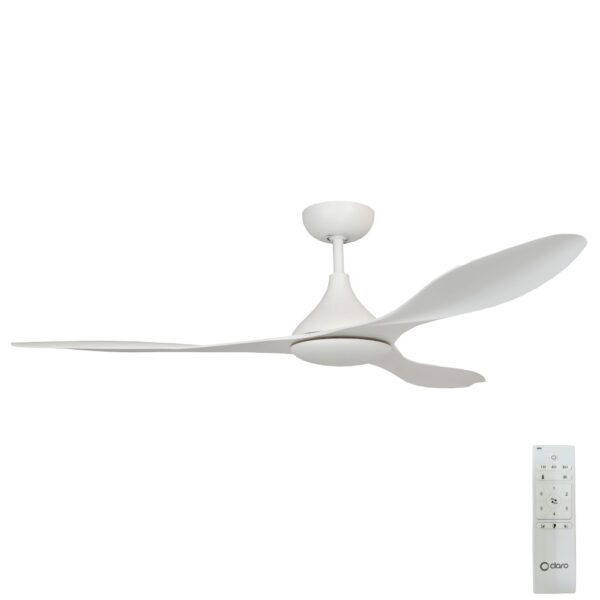 Claro Essentials Flight DC Ceiling Fan - White 52"