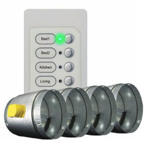 Electronic Zoning Kit for 4 Rooms - 150mm Dampers - Image 1