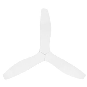 Brilliant Bahama DC Ceiling Fan White with White Blades 52"