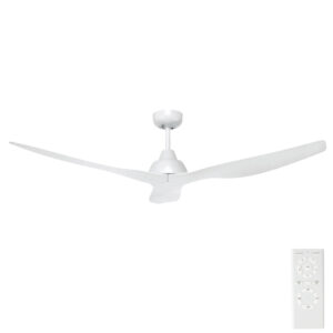 Brilliant Bahama DC Ceiling Fan with Remote White 52"