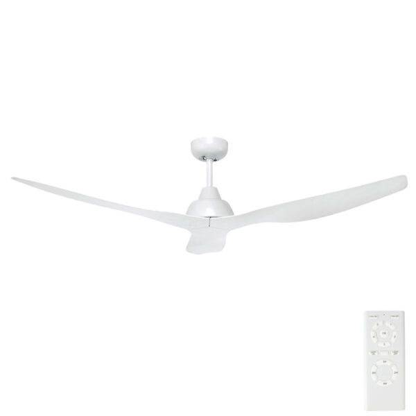 Bahama DC Ceiling Fan with Remote - White 52"