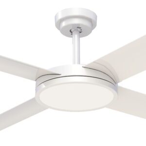 Hunter Pacific Revolution 3 AC Ceiling Fan with LED Light - White 52" - Image 2