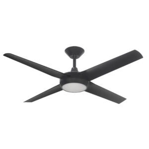 Hunter Pacific Concept AC Ceiling Fan with LED Light - Matt Black 52"