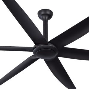 The Big Fan V2 DC Ceiling Fan with Remote - Black 86" - Image 2