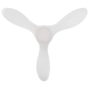 Eglo Noosa DC 46-inch Ceiling Fan with LED Light White Blades