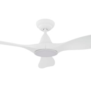 Eglo Noosa DC 46-inch Ceiling Fan with LED Light White Motor