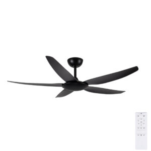 Brilliant Amari DC Ceiling Fan with Remote - Black 56" - Image 1