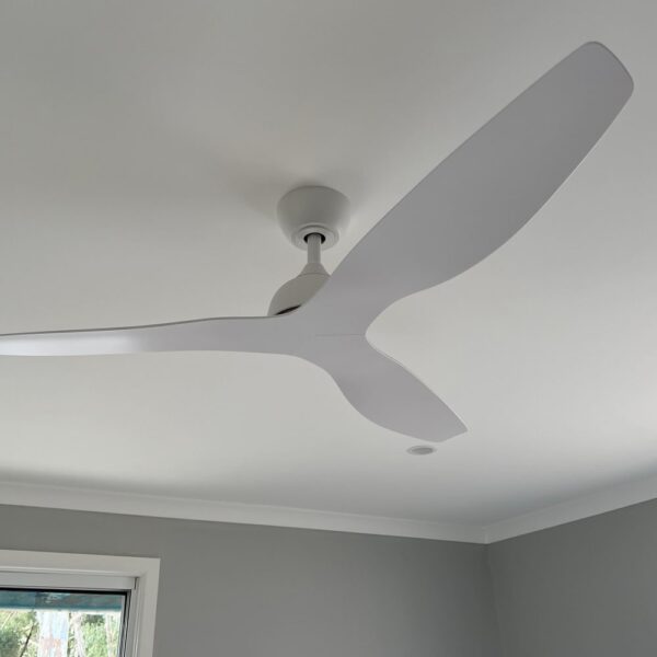 Claro Whisper DC Ceiling Fan - White 48"