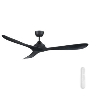 Mercator Juno DC Ceiling Fan with Remote Black 56"