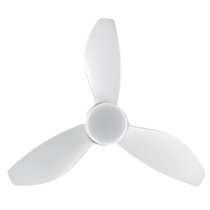 Eglo Torquay DC Ceiling Fan with LED Light Matte White 42-inch Blades