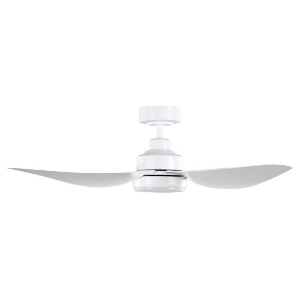 Eglo Torquay DC Ceiling Fan with CCT LED Light - Matte White 42"