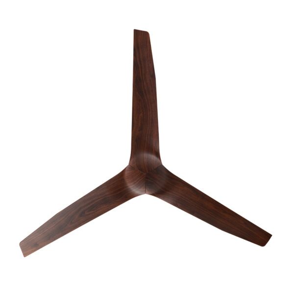 Fanco Infinity-iD DC Ceiling Fan with SMART/Remote - Black with Spotted Gum Blades 54"