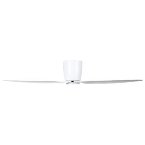 Eglo Seacliff DC Low-profile Ceiling Fan White 52-inch Side View