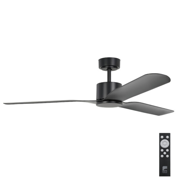 Eglo Iluka DC Ceiling Fan with Remote - Black 60"