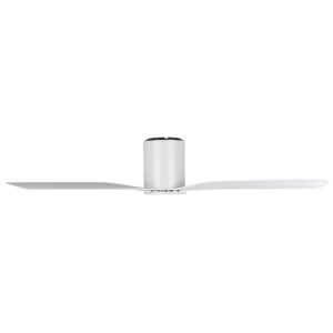 Eglo Iluka DC Low-Profile 52" Ceiling Fan White Side View