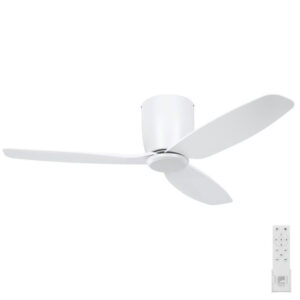 Eglo Seacliff DC Low Profile Ceiling Fan - White 44" - Image 1