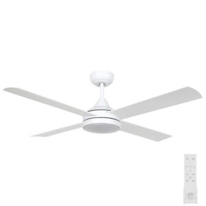 Eglo Stradbroke DC Ceiling Fan with CCT LED Light - White 48"