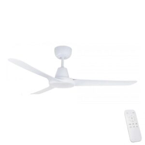 ventair spyda ec motor ceiling fan with remote - white