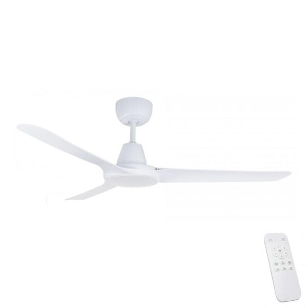 Ventair Spyda EC SMART Ceiling Fan - Satin White 50"