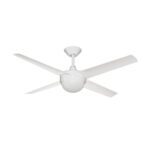 Hunter Pacific Concept AC Ceiling Fan with E27 Light - White 52"