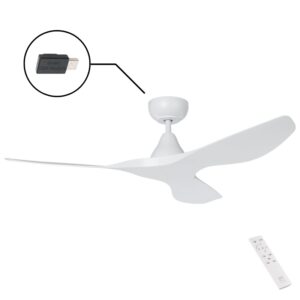 Eglo Surf SMART DC Ceiling Fan - White 48"