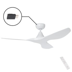 Eglo Surf SMART DC Ceiling Fan - White 52"