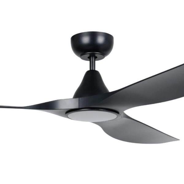 Eglo Surf SMART DC Ceiling Fan with LED Light - Black 60"