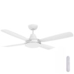 Mercator Nemoi Lite DC Ceiling Fan - White 48"