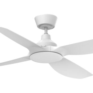 Mercator Jota DC 52" Ceiling Fan in White with 4 Blades