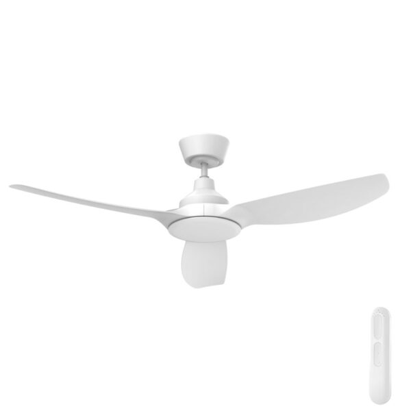 Mercator Jota DC 3-Blades Ceiling Fan - White 52"