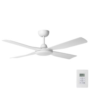 Eglo Aloha DC Ceiling Fan with LED Light - White 52"