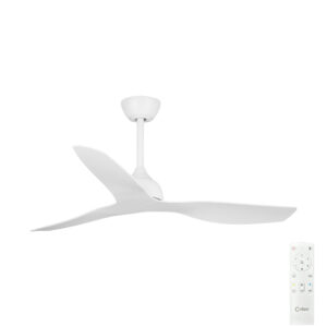 Claro Whisper DC Ceiling Fan - White 48"