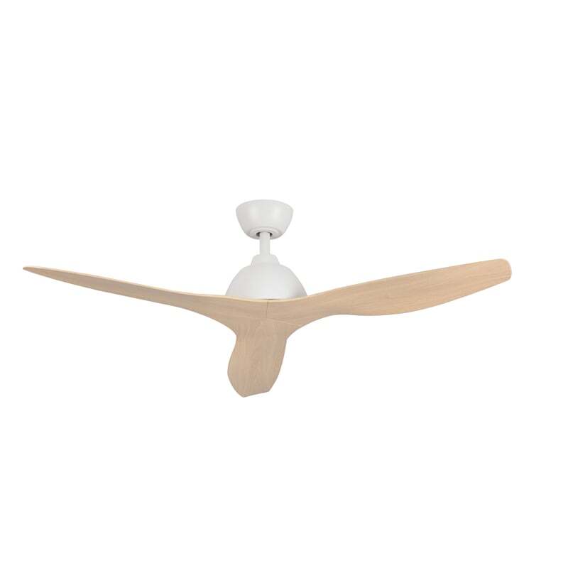 fanco breeze ac white with beechwood blades 48"