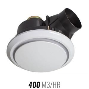 Fanco Luna Quiet Boost 250 Exhaust Fan - White - Image 1