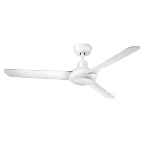 Spyda Ceiling Fan With Wall Control - Satin White 50"