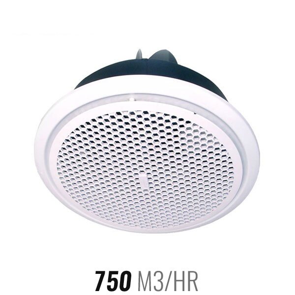 Ventair Ultraflo 250 Ceiling Exhaust Fan White