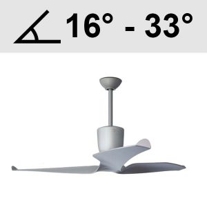 Aeratron Raked Extension Rod Ceiling Kit (16° - 33°) Suits FR / AE+ Models - Black